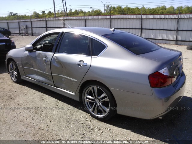 JNKAY01E98M603636 - 2008 INFINITI M35 SPORT SILVER photo 3