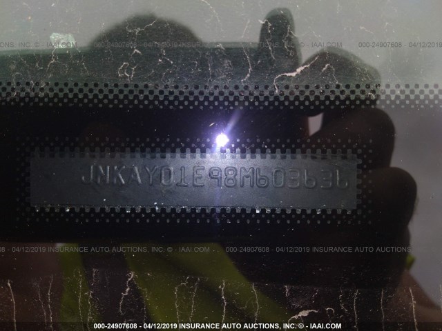 JNKAY01E98M603636 - 2008 INFINITI M35 SPORT SILVER photo 9