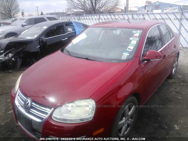 3VWRM71K99M004480 - 2009 VOLKSWAGEN JETTA SE/SEL RED photo 2