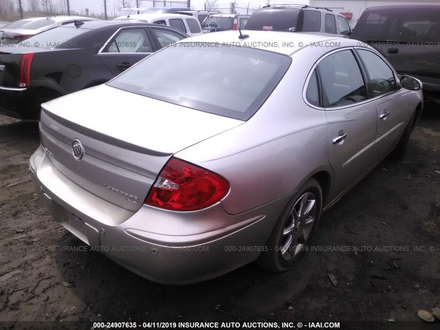 2G4WE587861121474 - 2006 BUICK LACROSSE CXS SILVER photo 4