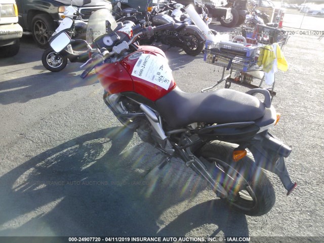 JKALEEA148A023025 - 2008 KAWASAKI KLE650 A RED photo 3