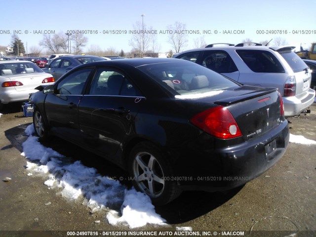 1G2ZG58N674126659 - 2007 PONTIAC G6 SE BLACK photo 3