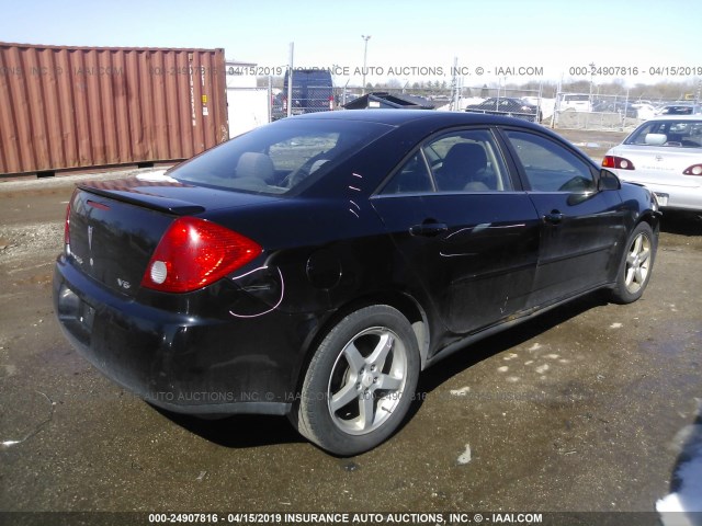 1G2ZG58N674126659 - 2007 PONTIAC G6 SE BLACK photo 4