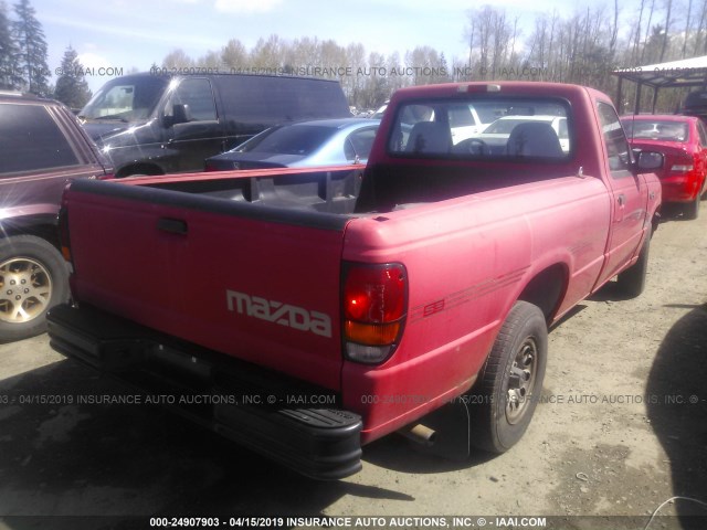 4F4CR12U4RTM19707 - 1994 MAZDA B3000 RED photo 4