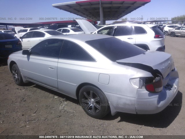 2T1CG22P1YC358773 - 2000 TOYOTA CAMRY SOLARA SE GRAY photo 3