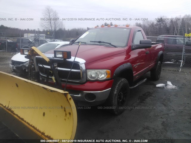 3D7KU26C94G173467 - 2004 DODGE RAM 2500 ST/SLT RED photo 2