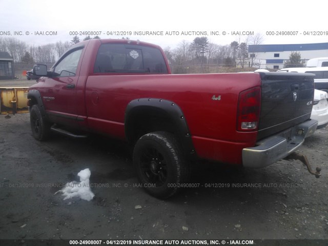 3D7KU26C94G173467 - 2004 DODGE RAM 2500 ST/SLT RED photo 3