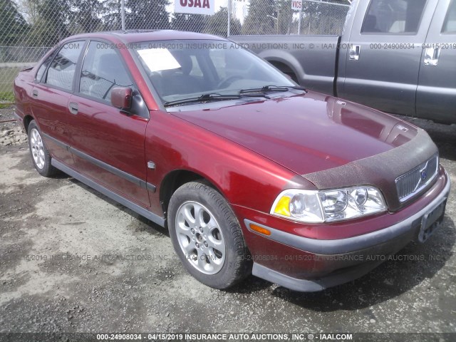 YV1VS2557YF562092 - 2000 VOLVO S40 RED photo 1