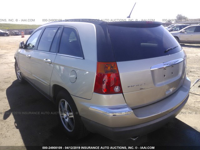 2A8GM68X97R115616 - 2007 CHRYSLER PACIFICA TOURING GOLD photo 3