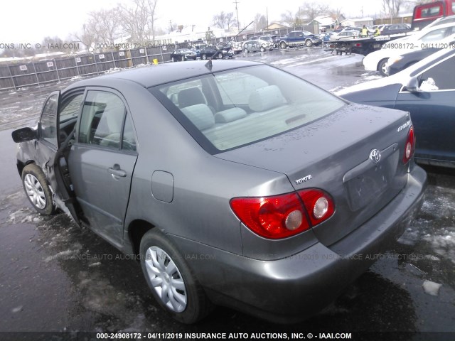 1NXBR32E25Z560218 - 2005 TOYOTA COROLLA CE/LE/S GRAY photo 3