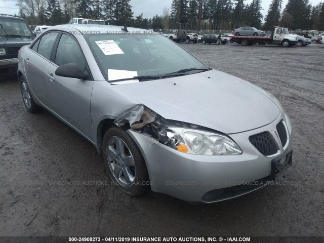 1G2ZH57N984282792 - 2008 PONTIAC G6 GT SILVER photo 1