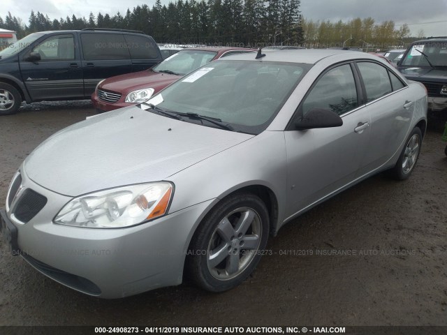 1G2ZH57N984282792 - 2008 PONTIAC G6 GT SILVER photo 2