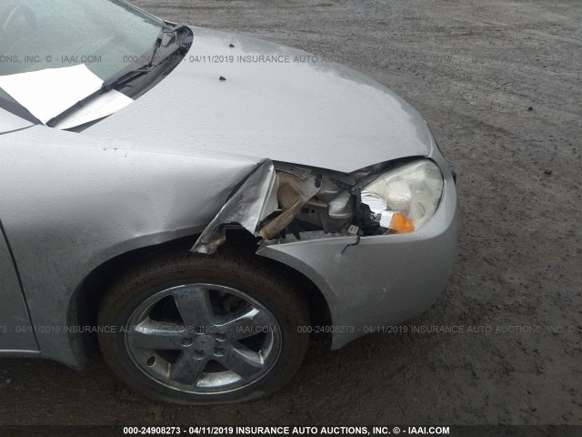 1G2ZH57N984282792 - 2008 PONTIAC G6 GT SILVER photo 6