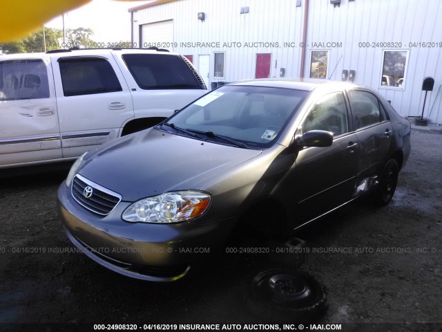 1NXBR32E86Z679537 - 2006 TOYOTA COROLLA CE/LE/S GRAY photo 2