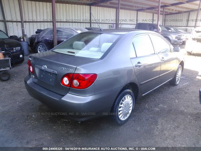 1NXBR32E86Z679537 - 2006 TOYOTA COROLLA CE/LE/S GRAY photo 4