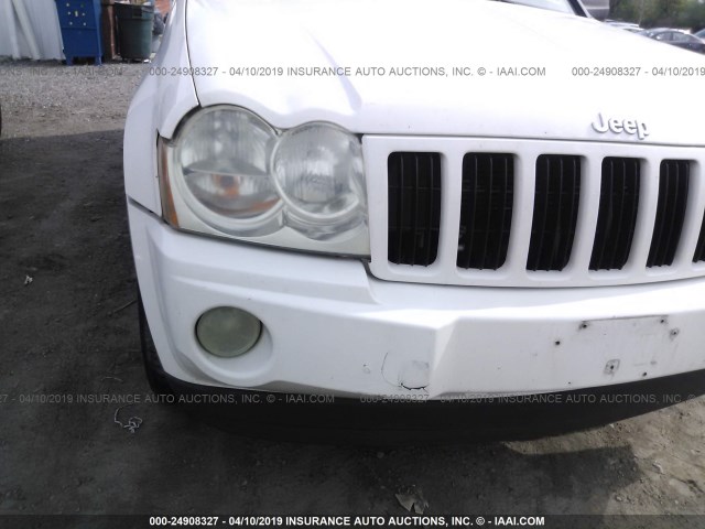 1J4HR48N35C517034 - 2005 JEEP GRAND CHEROKEE LAREDO/COLUMBIA/FREEDOM 白色 照片 6