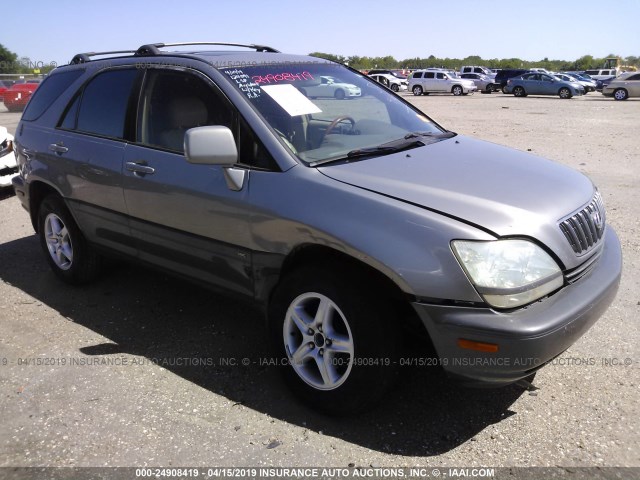 JTJGF10U510114225 - 2001 LEXUS RX 300 SILVER photo 1