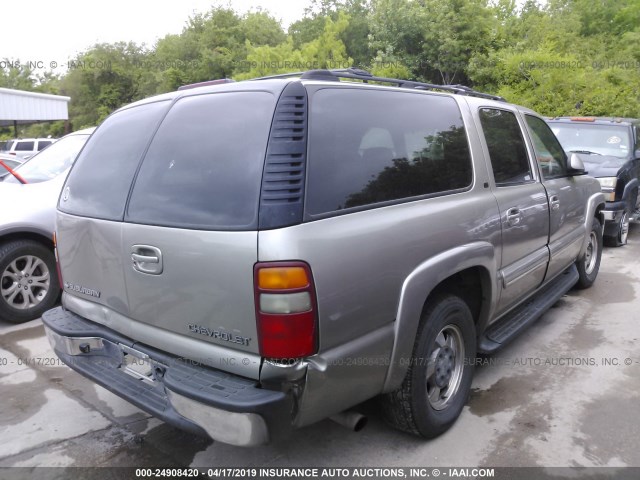 3GNEC16T2YG183064 - 2000 CHEVROLET SUBURBAN C1500 GRAY photo 4