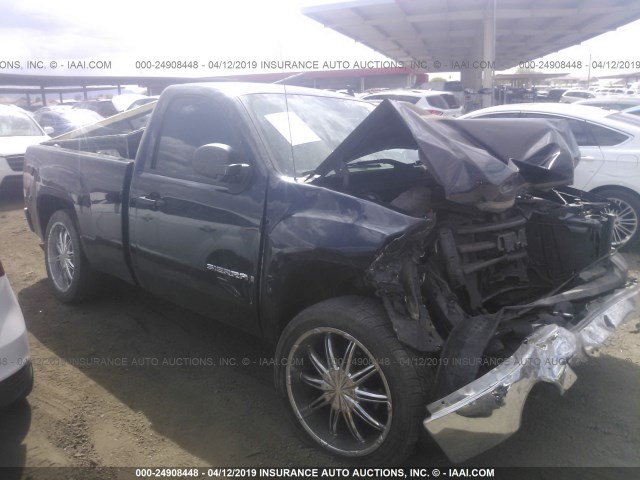 1GTEC14X58Z130955 - 2008 GMC SIERRA C1500 BLACK photo 1