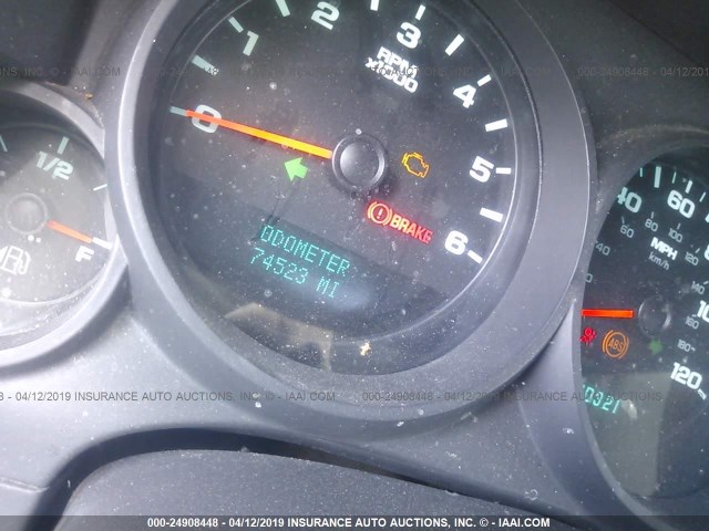 1GTEC14X58Z130955 - 2008 GMC SIERRA C1500 BLACK photo 7