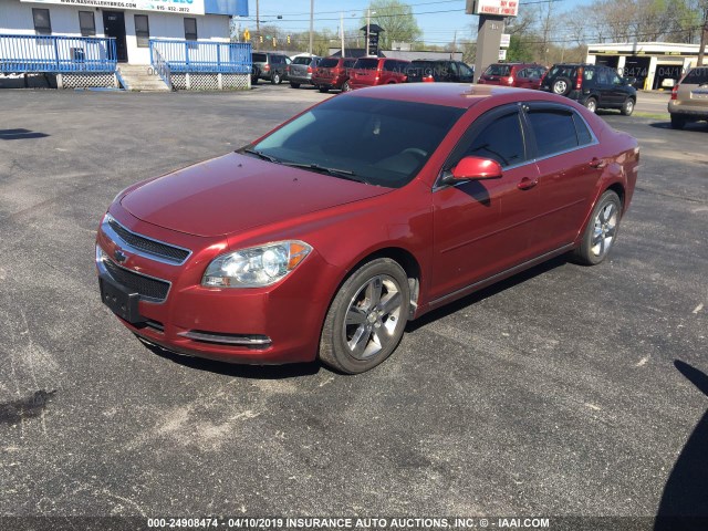 1G1ZC5E10BF237982 - 2011 CHEVROLET MALIBU 1LT RED photo 2
