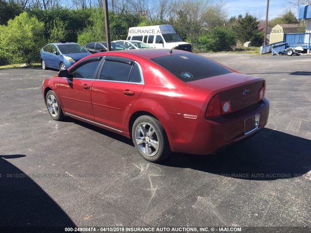 1G1ZC5E10BF237982 - 2011 CHEVROLET MALIBU 1LT RED photo 3