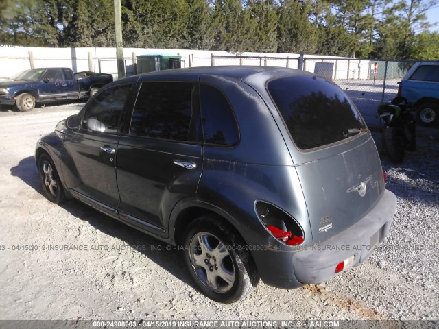 3C4FY58B82T279029 - 2002 CHRYSLER PT CRUISER TOURING BLUE photo 3