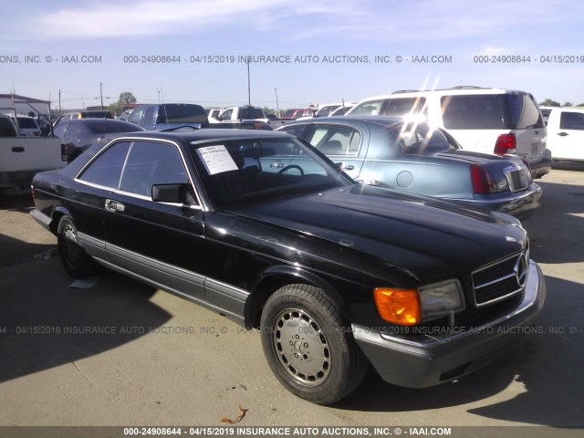 WDBCA45E9LA541051 - 1990 MERCEDES-BENZ 560 SEC BLACK photo 1