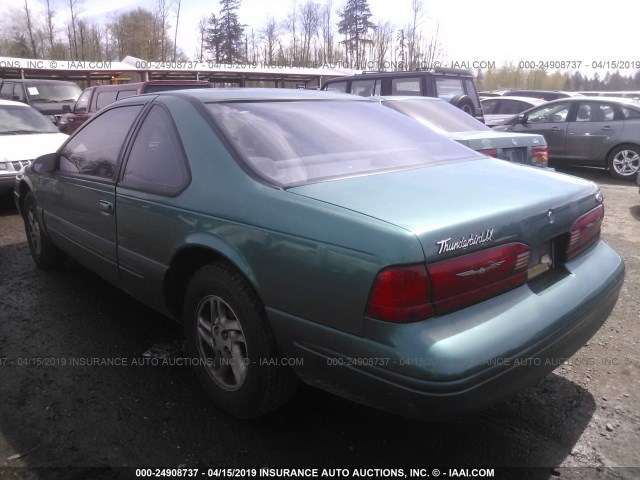 1FALP62W3VH138367 - 1997 FORD THUNDERBIRD LX GREEN photo 3