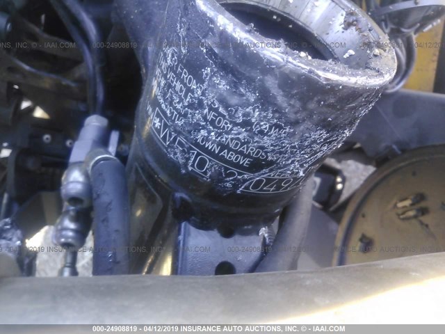 WB10229049ZU01257 - 2009 BMW F800 GS YELLOW photo 10