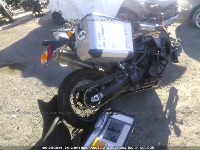 WB10229049ZU01257 - 2009 BMW F800 GS YELLOW photo 4