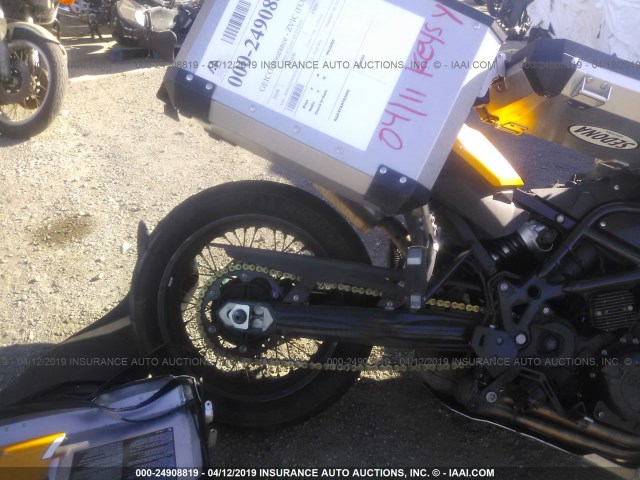 WB10229049ZU01257 - 2009 BMW F800 GS YELLOW photo 6