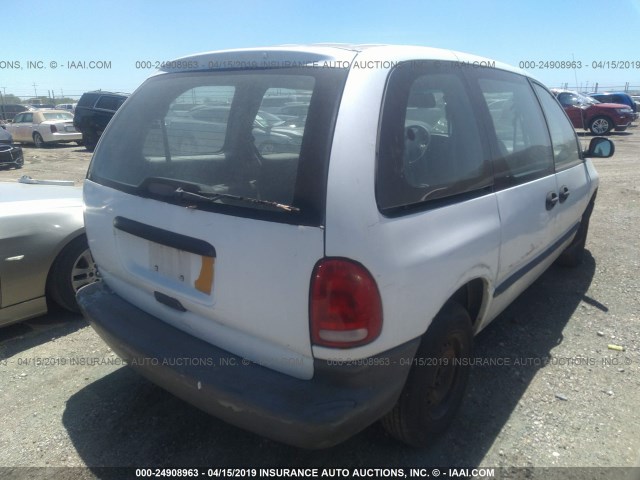 2B4GP2533YR868839 - 2000 DODGE CARAVAN WHITE photo 4