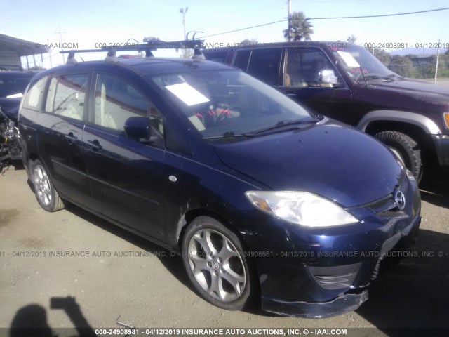 JM1CR29L090330827 - 2009 MAZDA 5 Dark Blue photo 1