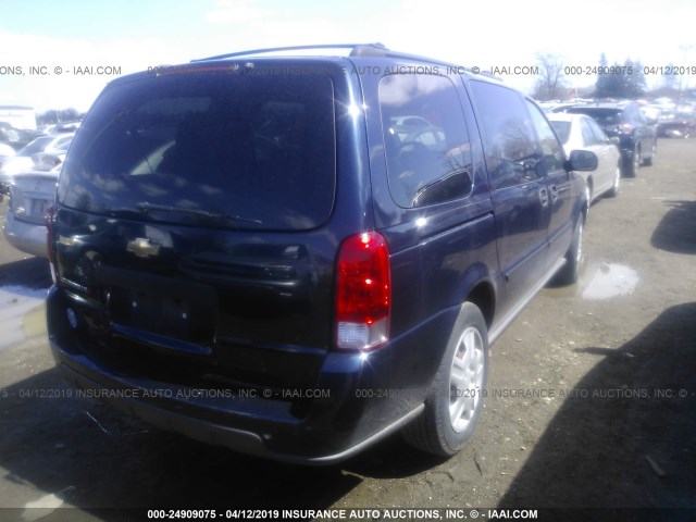 1GNDV23L66D235807 - 2006 CHEVROLET UPLANDER LS BLUE photo 4