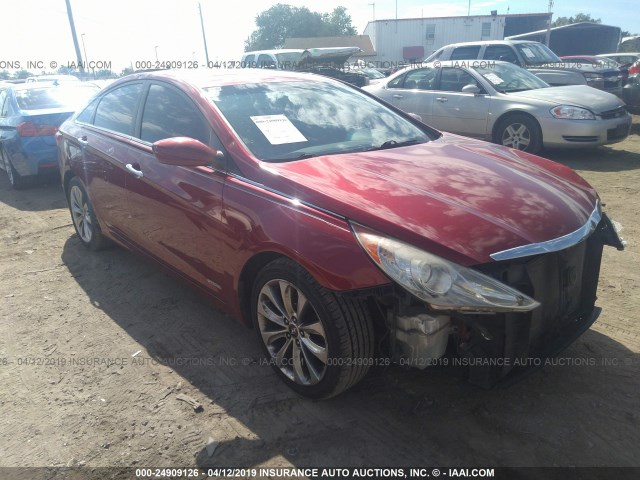 5NPEC4AC1BH090228 - 2011 HYUNDAI SONATA SE/LIMITED RED photo 1