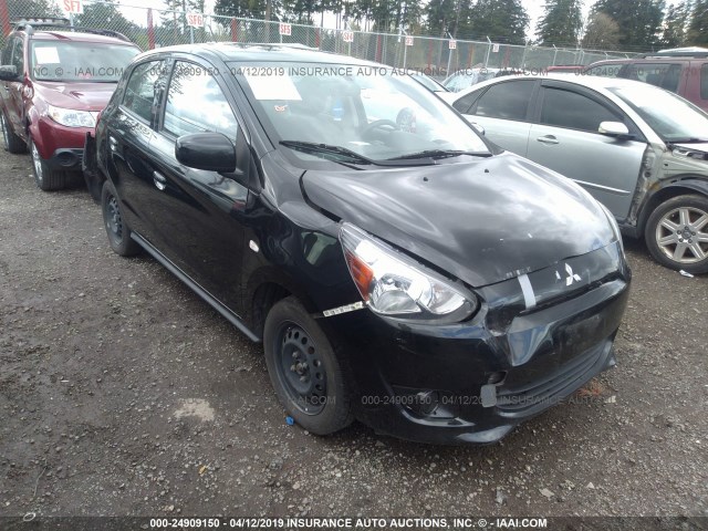 ML32A3HJ5FH054301 - 2015 MITSUBISHI MIRAGE DE BLACK photo 1