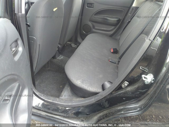 ML32A3HJ5FH054301 - 2015 MITSUBISHI MIRAGE DE BLACK photo 8