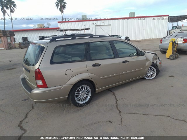 1FAHP36322W177480 - 2002 FORD FOCUS SE/SE COMFORT/ZTW/SE SPRT GOLD photo 4