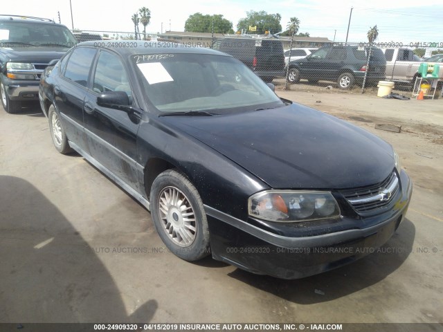 2G1WF55KXY9335678 - 2000 CHEVROLET IMPALA BLACK photo 1