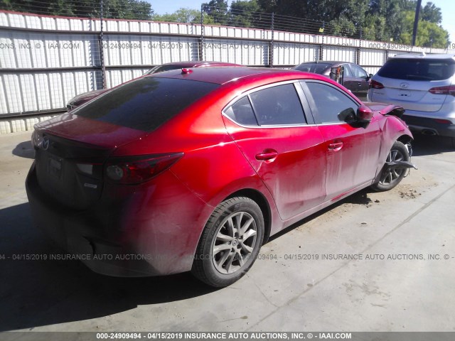 3MZBM1X70GM292114 - 2016 MAZDA 3 GRAND TOURING RED photo 4