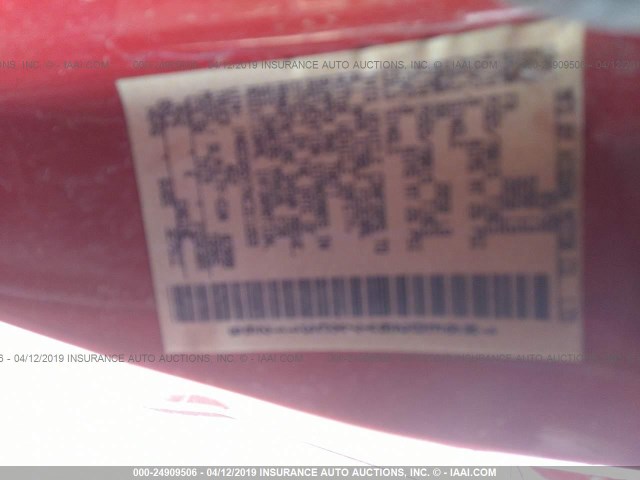 1N6ED26Y7XC311269 - 1999 NISSAN FRONTIER KING CAB XE/KING CAB SE RED photo 9