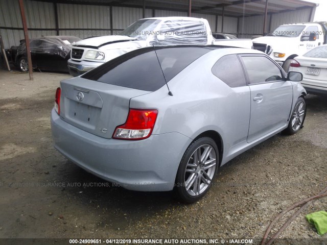 JTKJF5C77D3055809 - 2013 TOYOTA SCION TC Light Blue photo 4