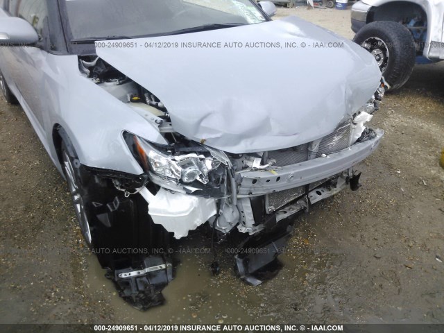 JTKJF5C77D3055809 - 2013 TOYOTA SCION TC Light Blue photo 6