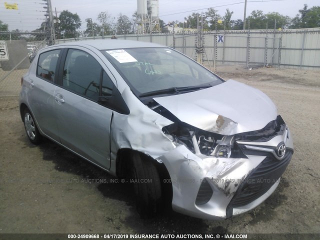 VNKKTUD36GA069203 - 2016 TOYOTA YARIS L/LE/SE SILVER photo 1