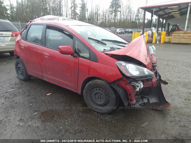 JHMGE8H33DC030898 - 2013 HONDA FIT RED photo 1