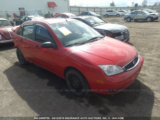 1FAFP34N37W353696 - 2007 FORD FOCUS ZX4/S/SE/SES RED photo 1