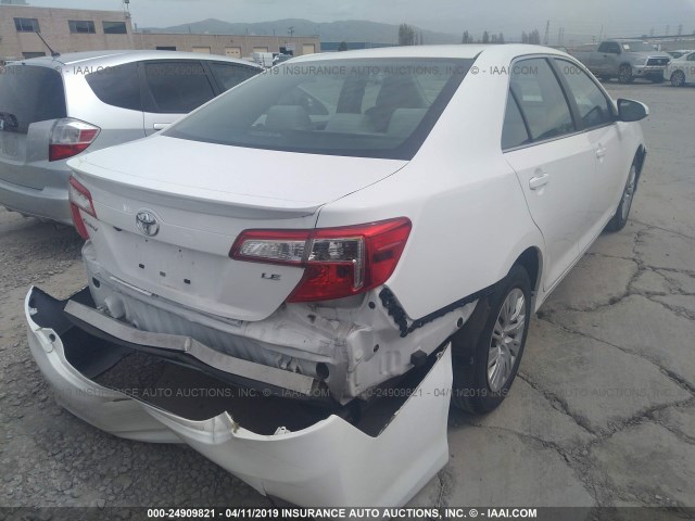 4T4BF1FK5ER369038 - 2014 TOYOTA CAMRY L/SE/LE/XLE 白色 照片 4