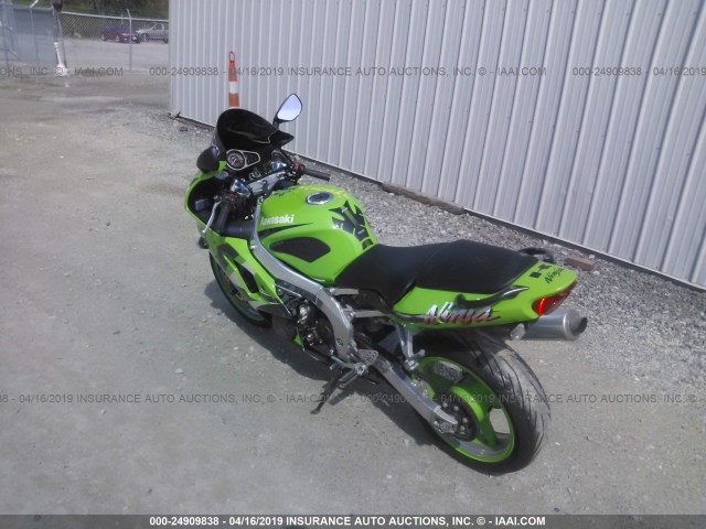 JKAZX4J147A067720 - 2007 KAWASAKI ZX600 J1 GREEN photo 3