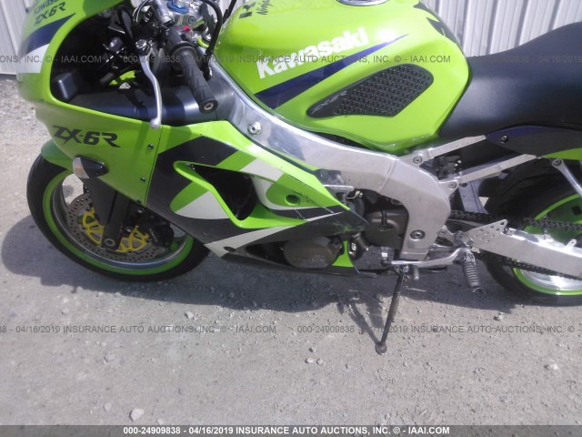 JKAZX4J147A067720 - 2007 KAWASAKI ZX600 J1 GREEN photo 9